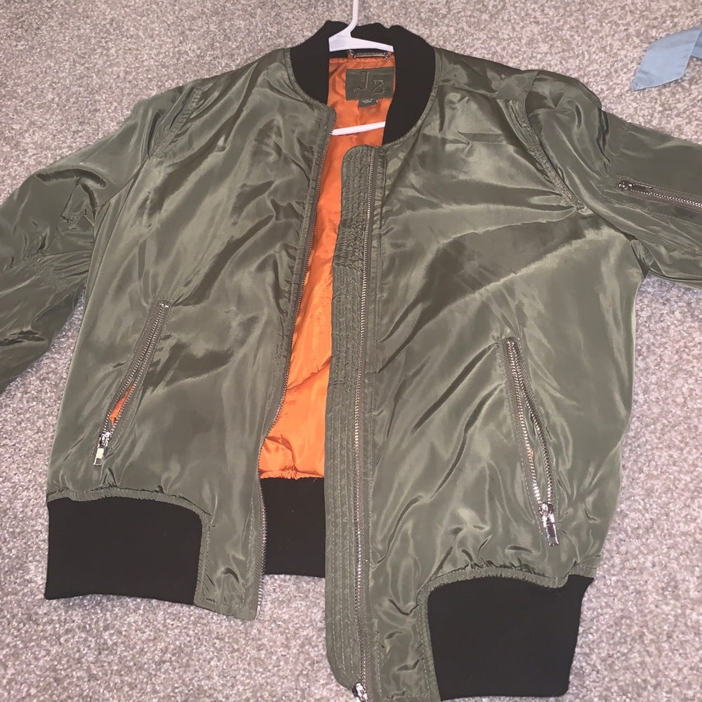 Army green jacket